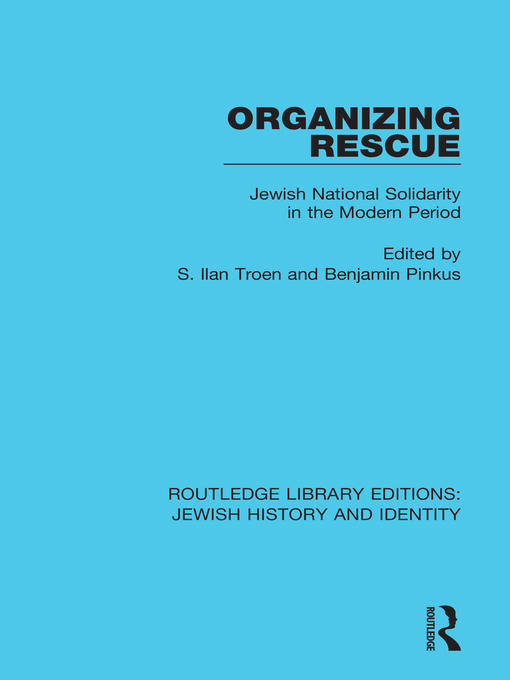 Title details for Organizing Rescue by S. Ilan Troen - Wait list